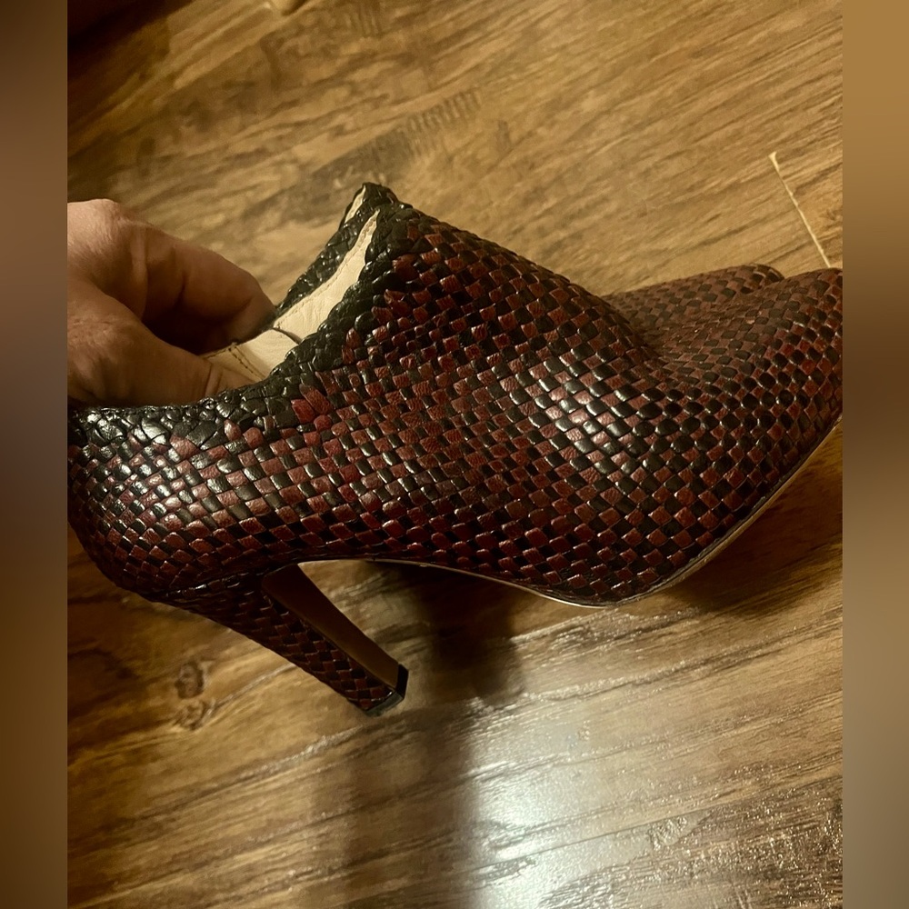 Prada Woven Leather Booties **RARE**